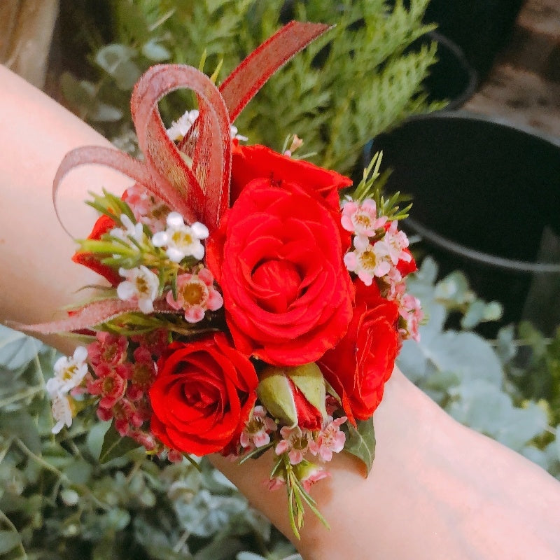 FH115: Red Corsage