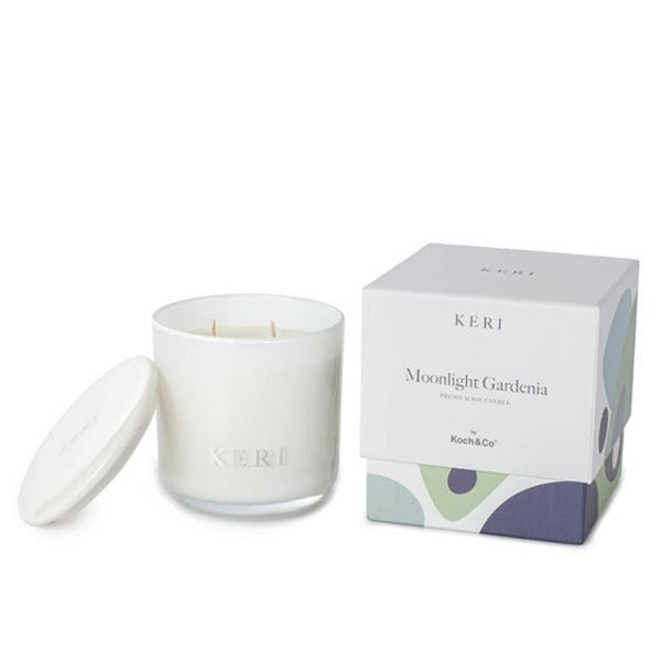 Moonlight Gardenia Luxury Soy Candle Indulgence 390g