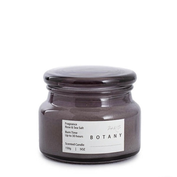 Scented Candle Botany Jar Rose & Sea Salt