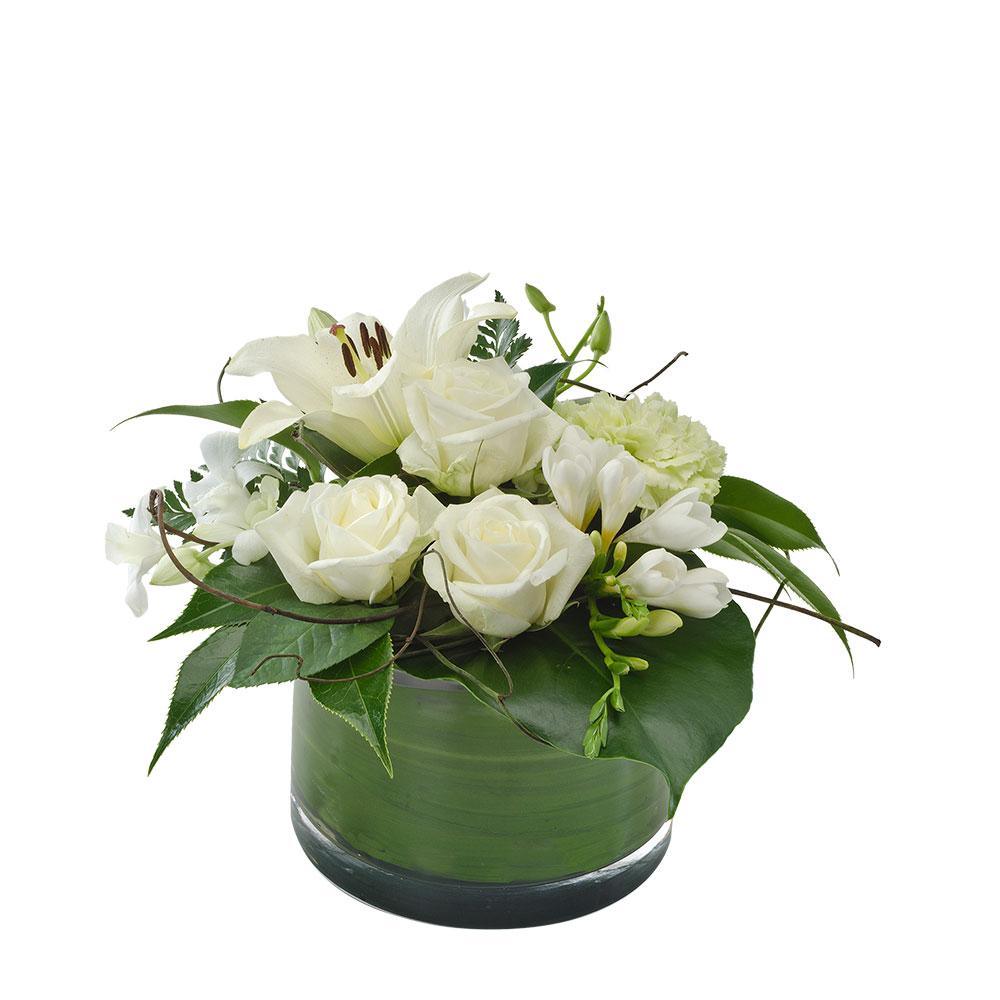 Arrangement in a Low Glass Vase Suitable for Home

A beautiful symbol of life, a floral tribute is a wonderful and much appreciated way to express your feelings for a friend or loved one. Serenity is a thoughtful sympathy arrangement suitable for delivery to the home.

Flowers may vary from the image displayed due to seasonal availability. We'll craft an arrangement which is similar in style using seasonal flowers that is equal or greater in value. 